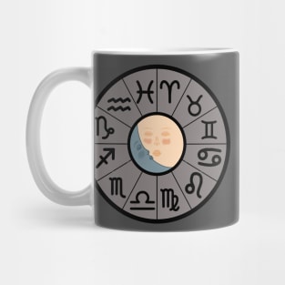 Sun & Moon Zodiac Wheel Mug